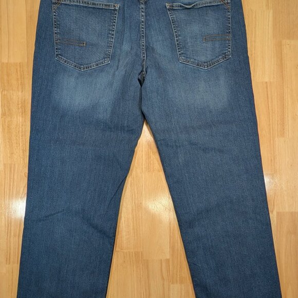 Calvin Klein Jeans Mens 40x30 Blue Straight Leg Stretch Denim Pants - Picture 8 of 12